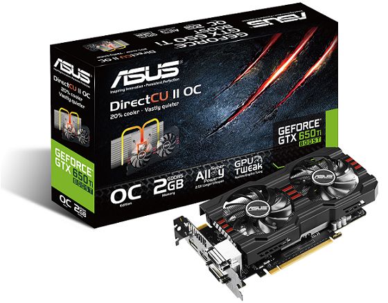 ASUS GeForce GTX 650 TI BOOST DirectCU II OC