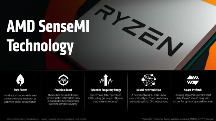 AMD Ryzen - SenseMI