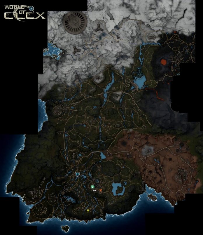 Elex - mapa świata