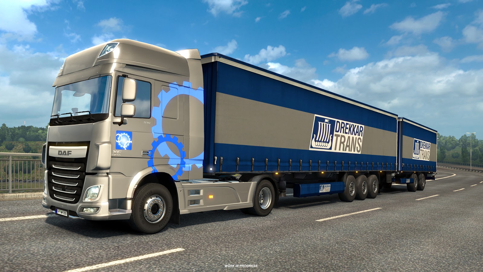 euro truck simulator 2 podwojne naczepy 1