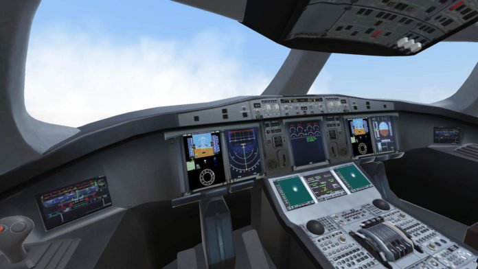 take off the flight simulator 5