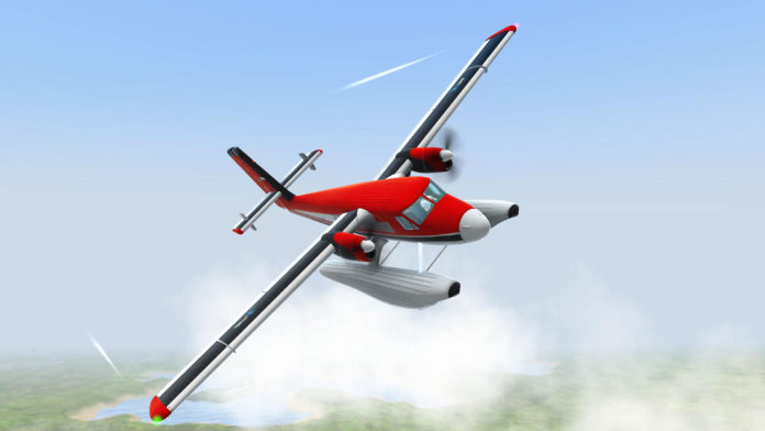 take off the flight simulator 7