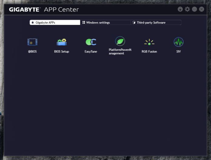 gigabyte app center 5