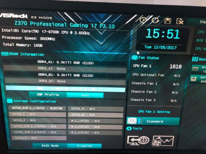 intel core i7 9700k oc 1