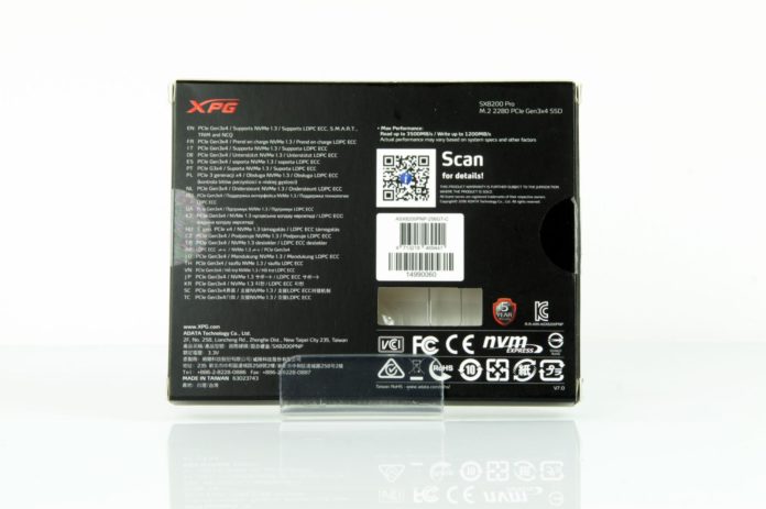 XPG SX8200 Pro 256 GB