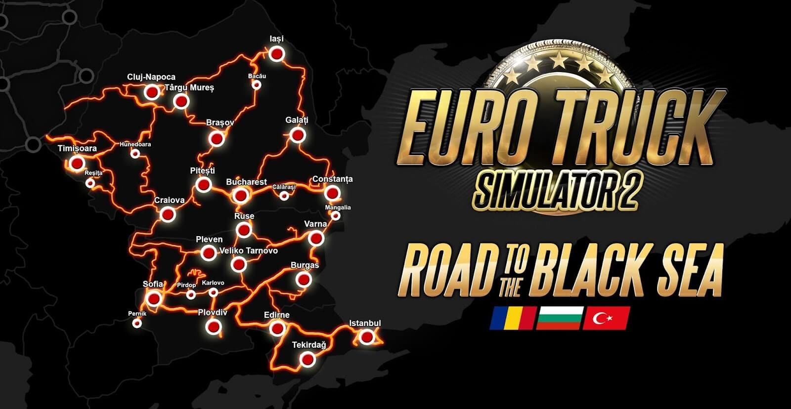 euro truck simulator 2 road to the black sea mapa