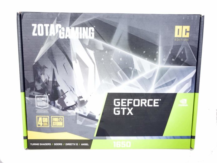 ZOTAC GAMING GeForce GTX 1650 OC