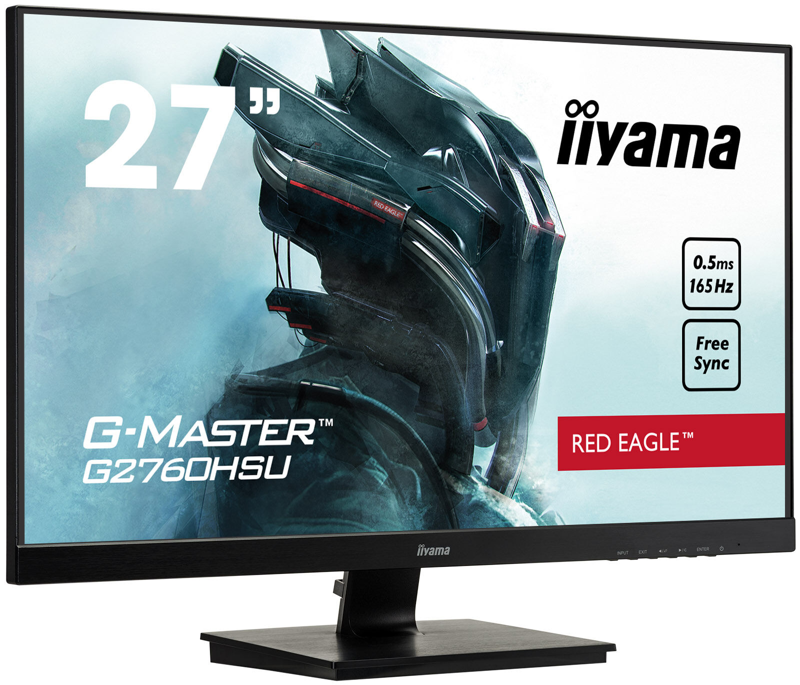 Monitor dla wymagających graczy - iiyama G-Master G2760HSU-B3 Red Eagle 2