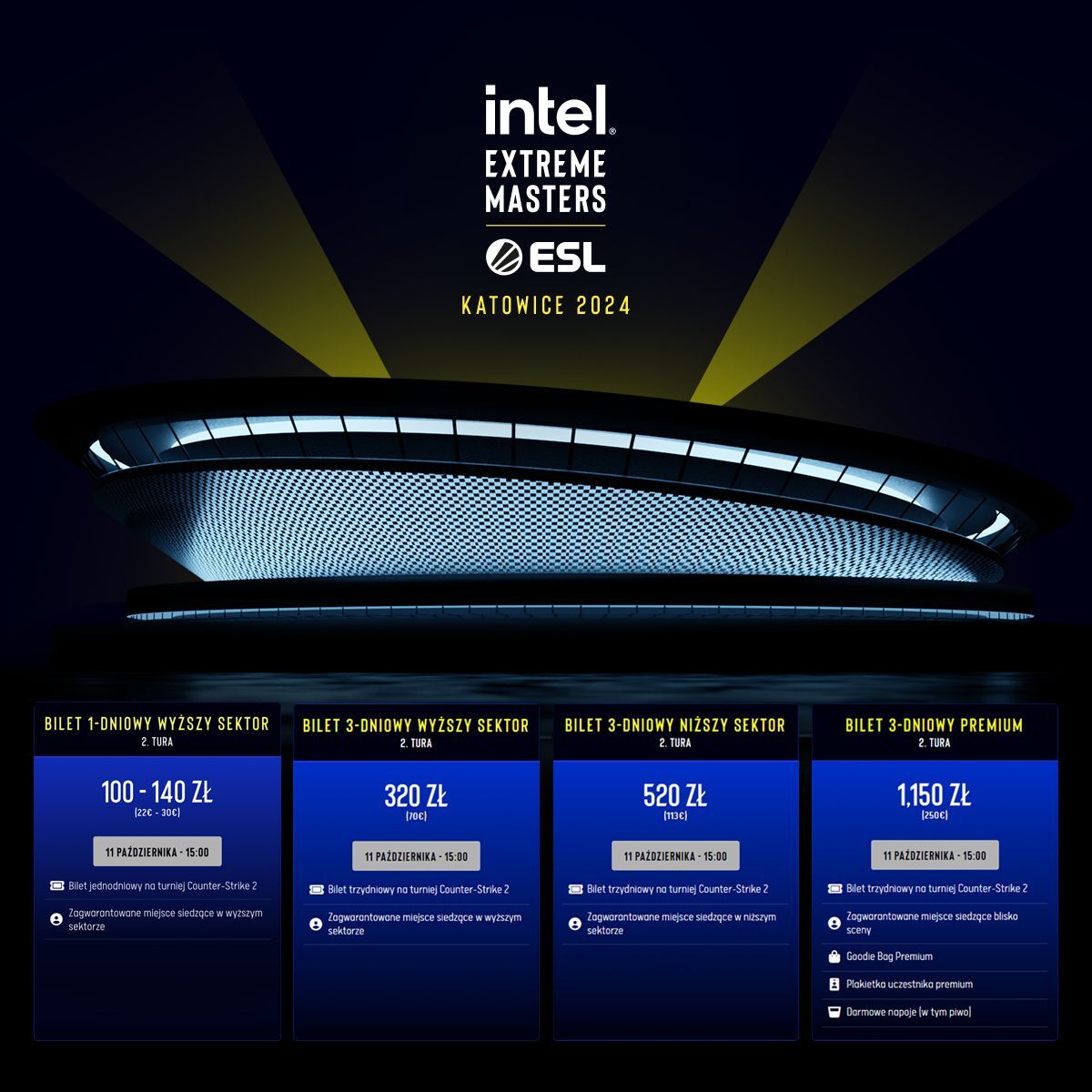 Intel Extreme Masters Katowice 2024 - druga tura biletów 1